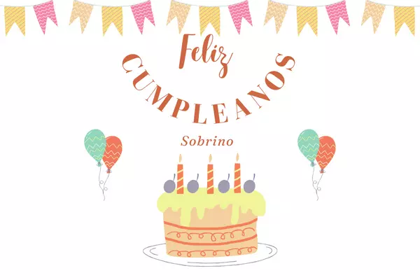 Feliz Cumpleaños Sobrino